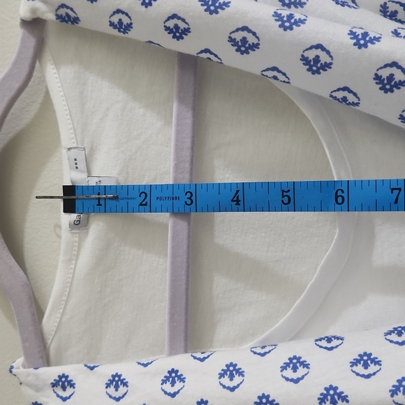 Gap draped cotton top with partial under tank top Small - Picture 10 of 16